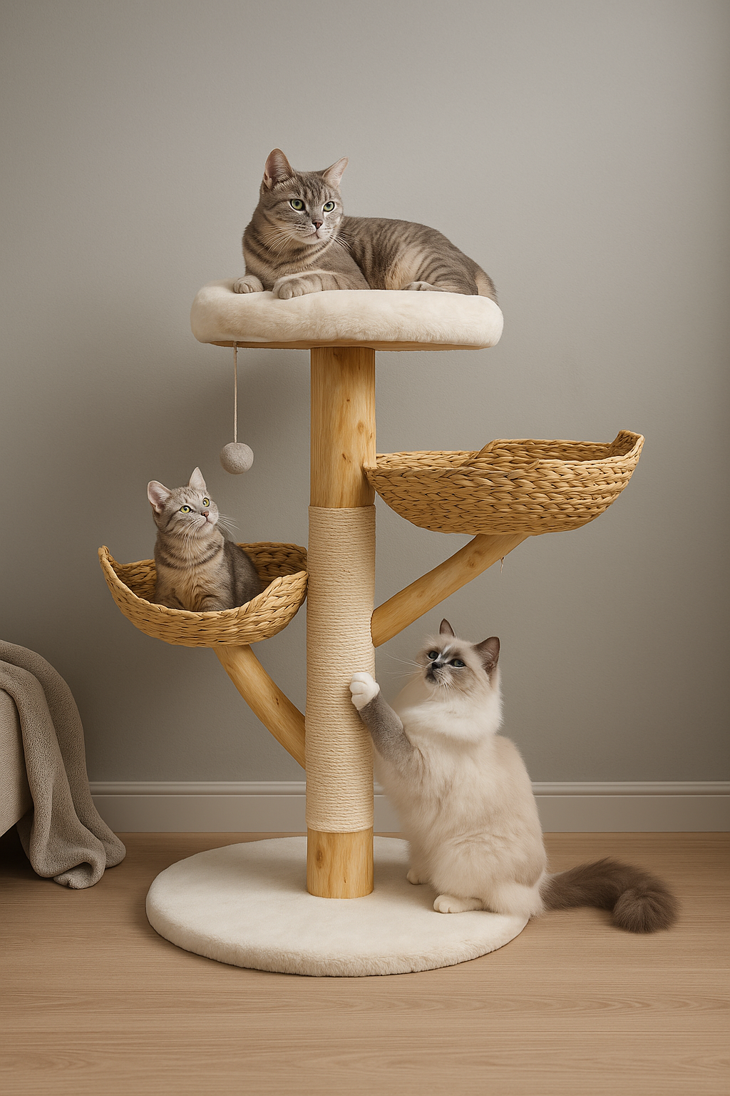 TrunkHaus – Solid Wood Activity Tree