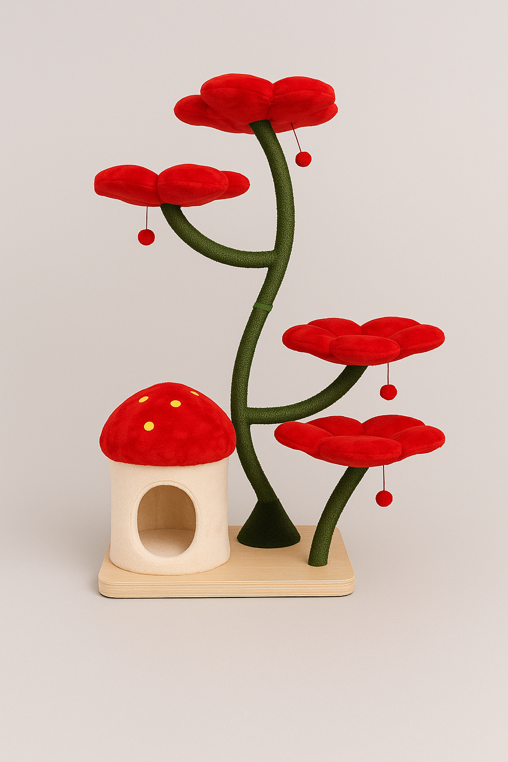 ZenWood – Floral Cat Tower
