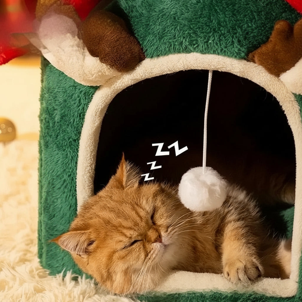 Evergreen Cuddle Cave – Cozy Holiday Hideout