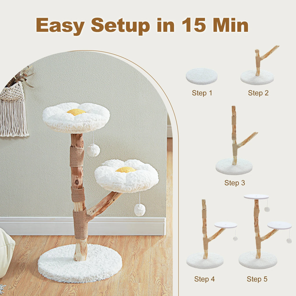 DaisyRise – Dual Perch Cat Tree
