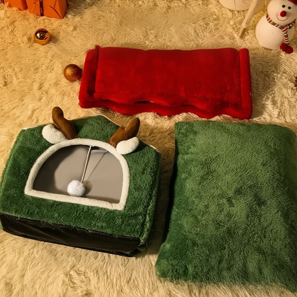 Evergreen Cuddle Cave – Cozy Holiday Hideout