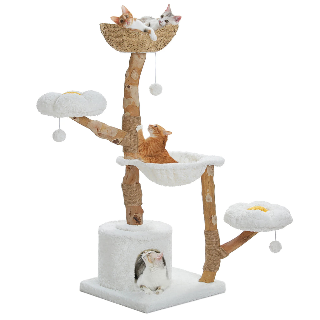 Lotus Bloom Cat Tower – Floral Cat Tree