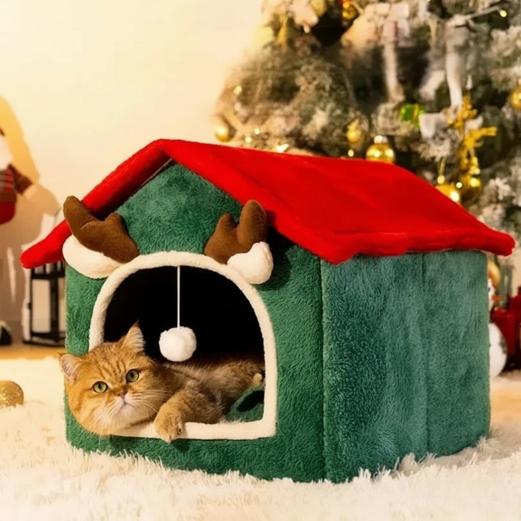 Evergreen Cuddle Cave – Cozy Holiday Hideout