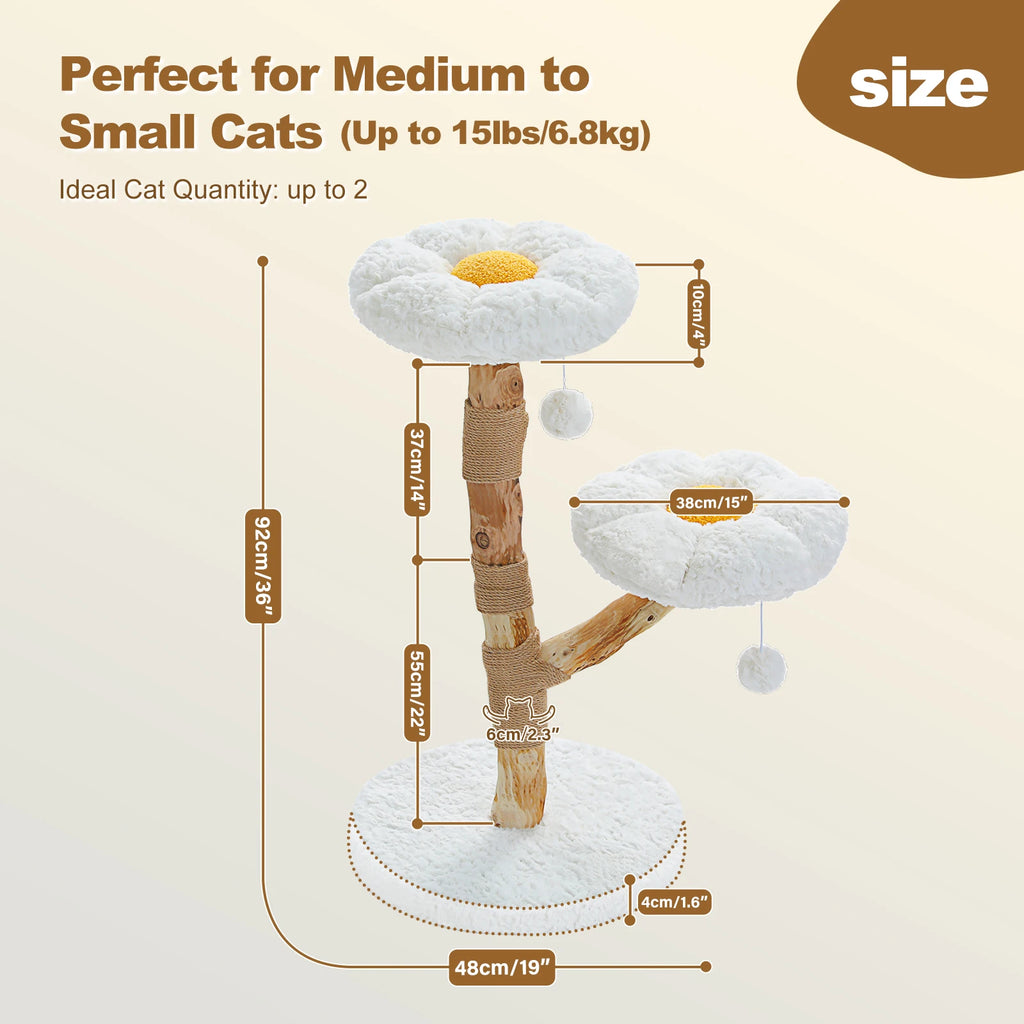 DaisyRise – Dual Perch Cat Tree
