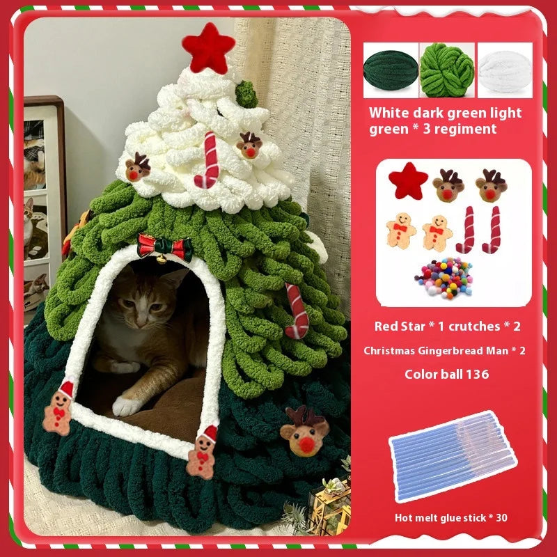 Snowy Nest – Christmas Cat Cave