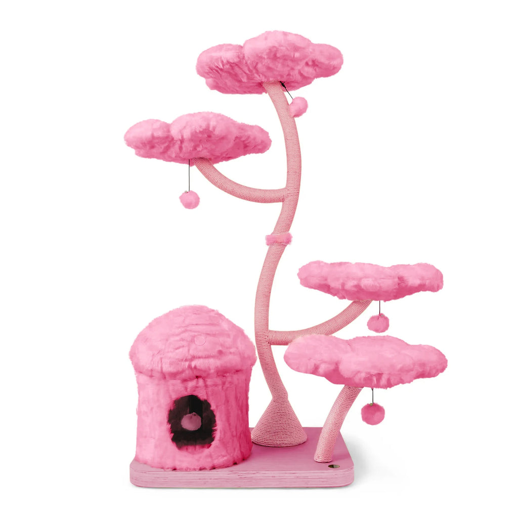 Floral Dream Tower – Multi-Level Flower Cat Tree