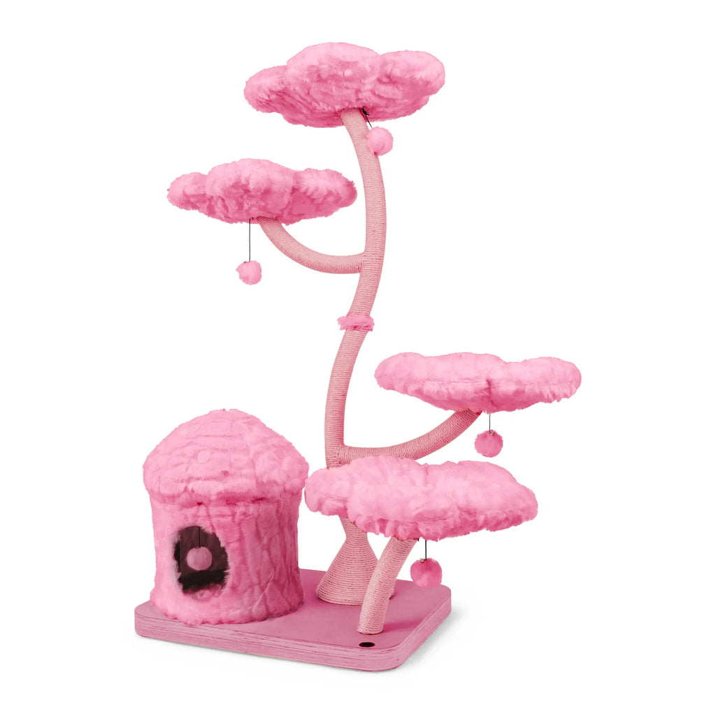 Floral Dream Tower – Multi-Level Flower Cat Tree